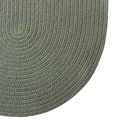 Shoreline Avocado Braided Rug Oval image