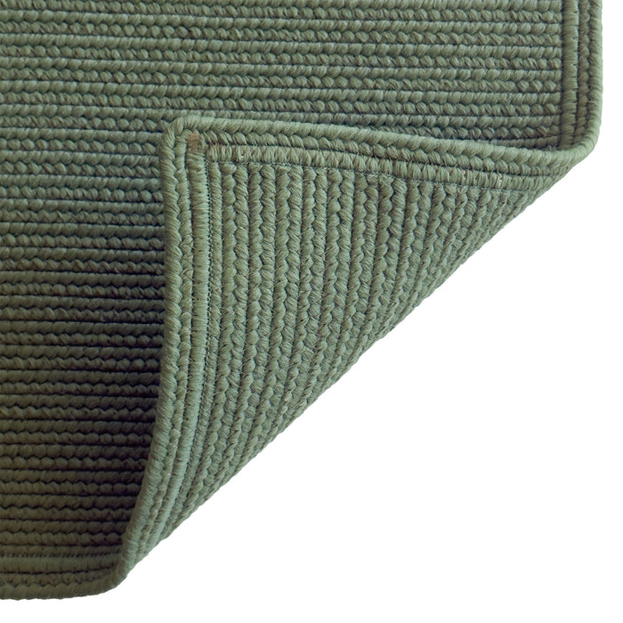 Shoreline Avocado Braided Rug Cross Sewn Rectangle image
