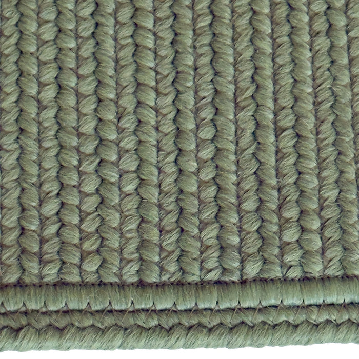Shoreline Avocado Braided Rug Cross Sewn Rectangle image