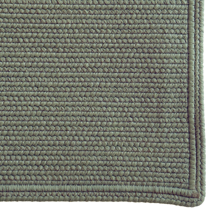 Shoreline Avocado Braided Rug Cross Sewn Rectangle image