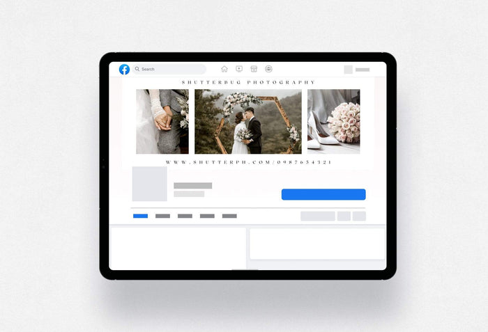 Ladystrategist ShutterBug Facebook Cover for Photographers - Editable Canva Template instagram canva templates social media templates etsy free canva templates