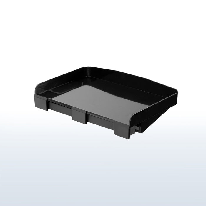 Attachable bedside shelf nightstand tray for storage and organizing.