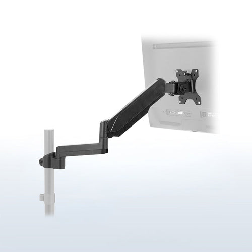 Pneumatic arm for pole mount.