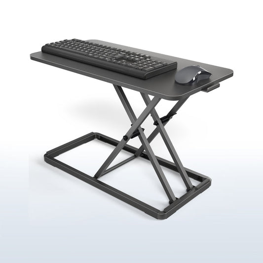 Single Top Manual Lift Keyboard Riser on a blue white gradient background
