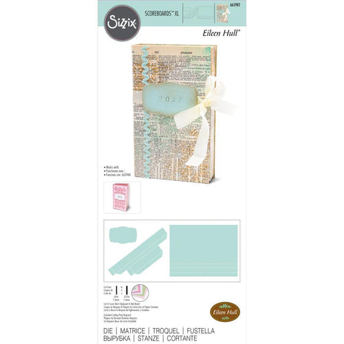 skinny mini book box  bigz die by eileen hull and sizzix