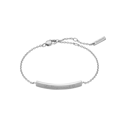 Slim Bar Armkette Silber