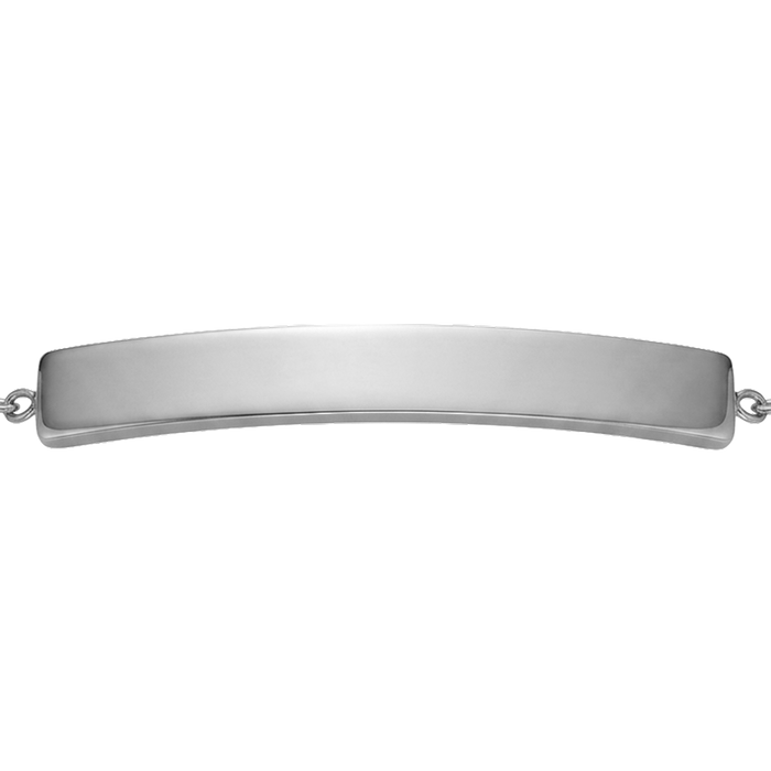 Slim Bar Armkette Silber
