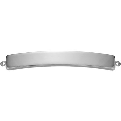 Slim Bar Armkette Silber