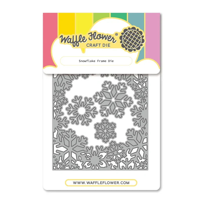 Snowflake Frame Die by Waffle Flower