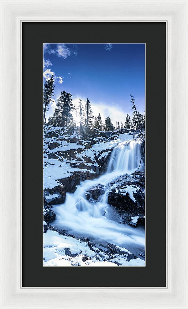 9.250" x 20.000" / White / Black