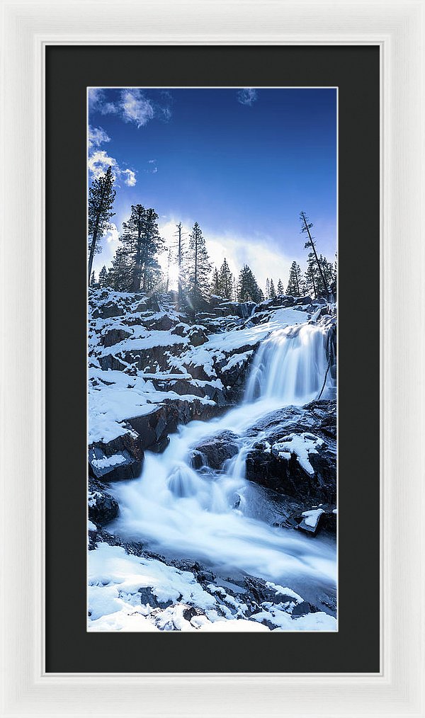 11.125" x 24.000" / White / Black