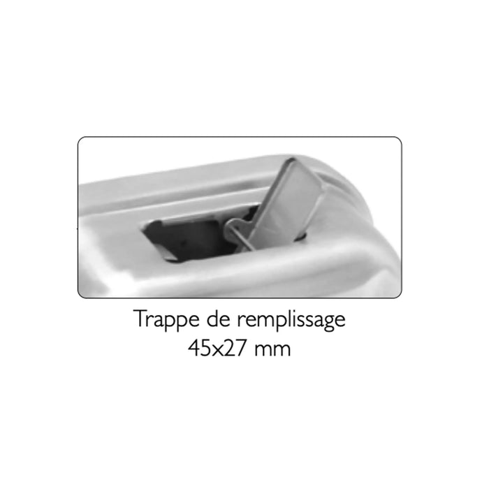 Soap dispenser - 1L - Stainless steel