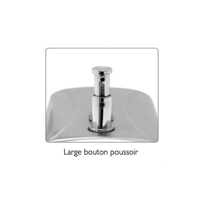 Soap dispenser - 1L - Stainless steel