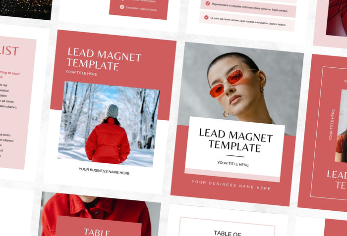 Ladystrategist Sophia Lead Magnet Editable Canva Template instagram canva templates social media templates etsy free canva templates