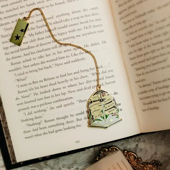 Sorcery of Thorns Inspired: Enamel Chain Bookmark Bookmarks