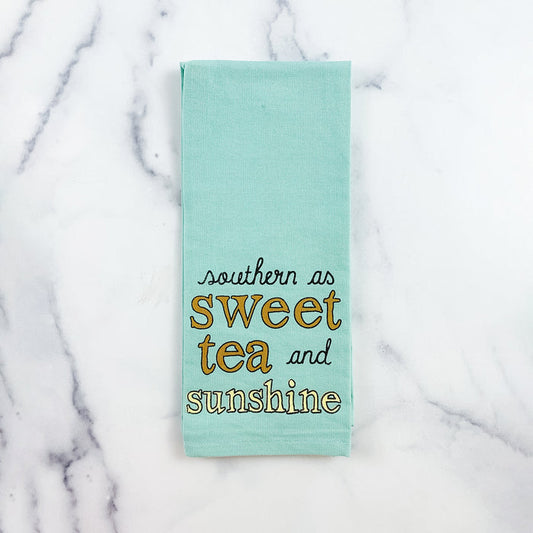 Southern as Sweet Tea Recipe Towel