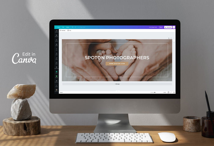 Ladystrategist SpotOn Facebook Cover for Photographers Editable Canva Template instagram canva templates social media templates etsy free canva templates