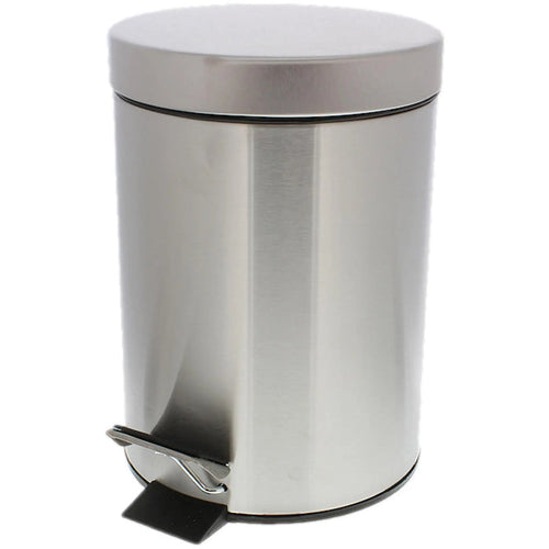 Stainless steel pedal bin - 2 sizes available