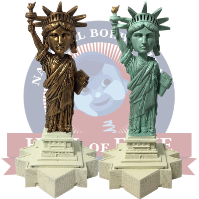 Statue of Liberty National Anthem Singing Bobbleheads