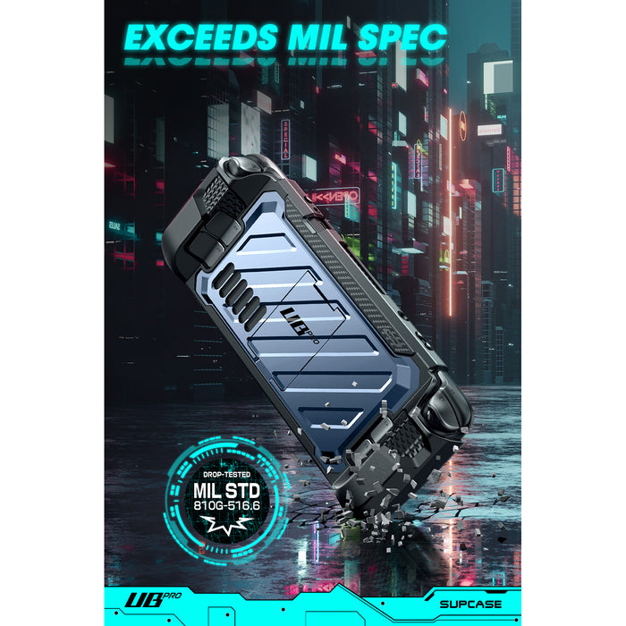 Steam Deck Unicorn Beetle PRO Rugged Kickstand Case-Metallic Blue