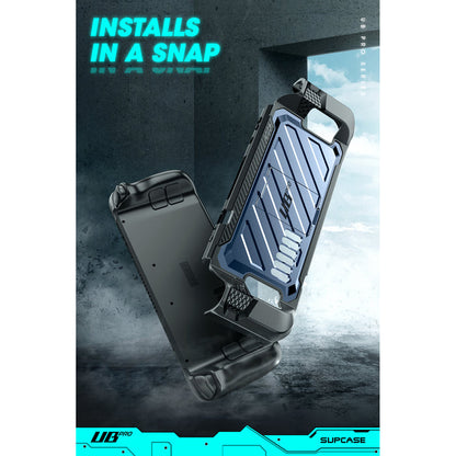 Steam Deck Unicorn Beetle PRO Rugged Kickstand Case-Metallic Blue
