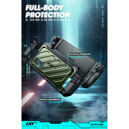Steam Deck Unicorn Beetle PRO Rugged Kickstand Case-Metallic Green