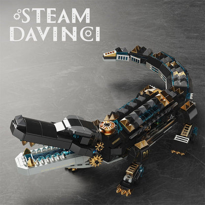 Steam Series Steampunk Krokodil Klemmbausteine - LesDiy - Klemmbausteine