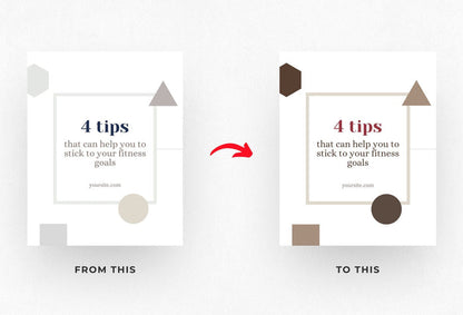 Ladystrategist Stella Fitness 6-Page Carousel Canva Template instagram canva templates social media templates etsy free canva templates