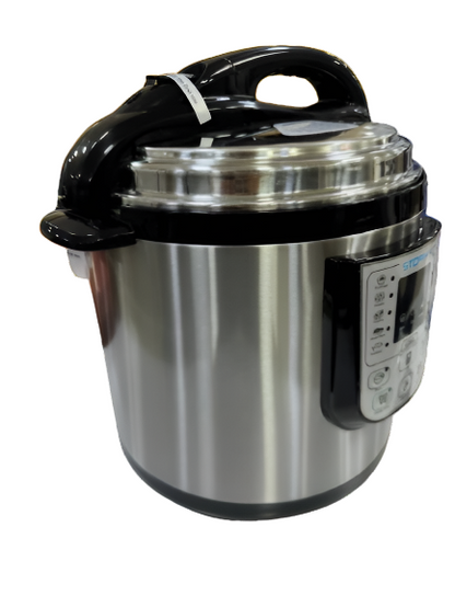 Stork Digital Pressure Cooker, 6Lit, 1000Watts, Stainless Steel