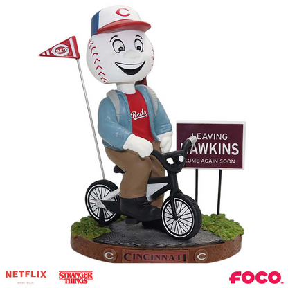 Cincinnati Reds - Mr. Red - Mascot on Bike
