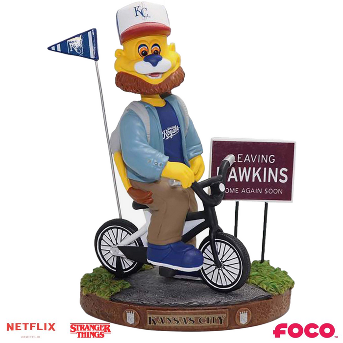 Kansas City Royals - Sluggerrr - Mascot on Bike