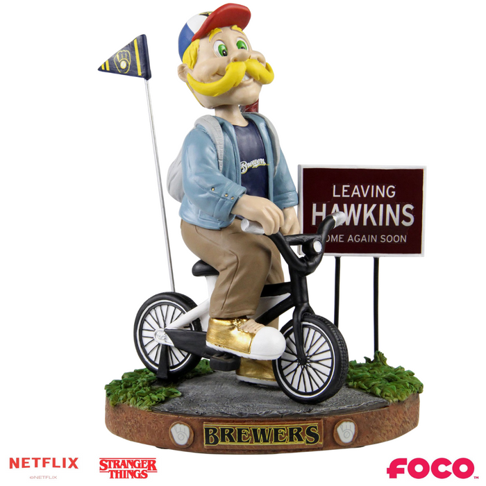 Milwaukee Brewers - Bernie Brewer - Mascot on Bike