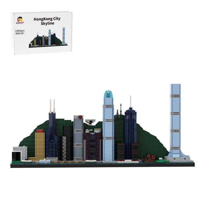 Street Scene MOC HongKong City Skyline Klemmbausteine - LesDiy - Klemmbausteine