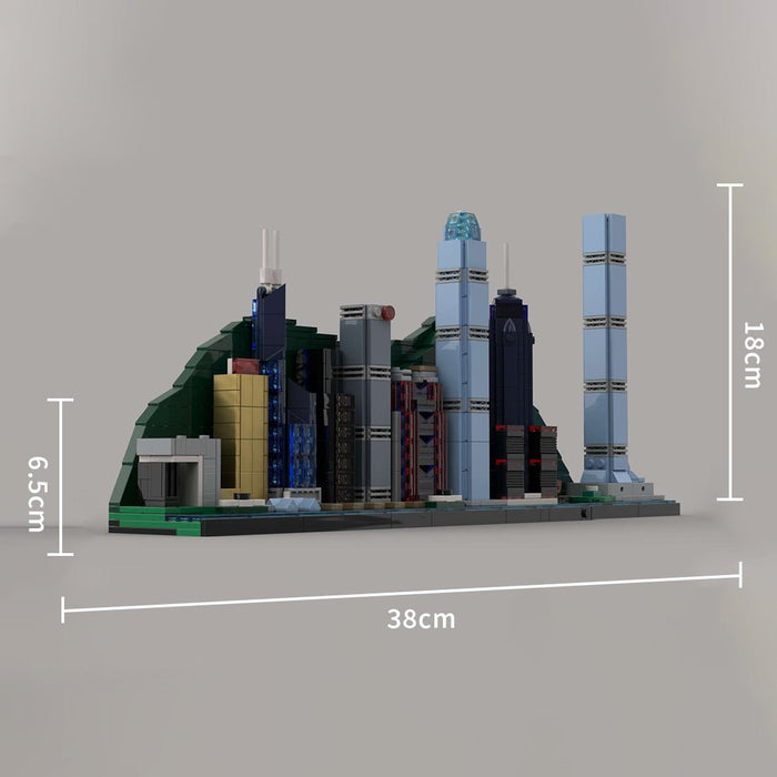 Street Scene MOC HongKong City Skyline Klemmbausteine - LesDiy - Klemmbausteine