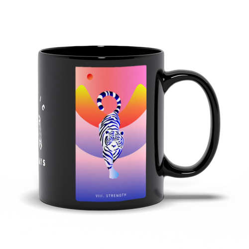 Strength Black Mug