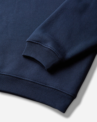 Stüssy Sun Faded Oversized Crew Navy Sweatshirts Crewneck 118525SJ 0806