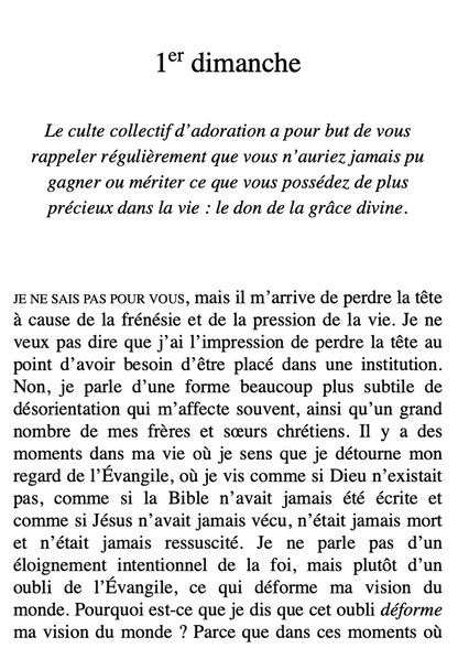 Sunday Matters (French eBook)