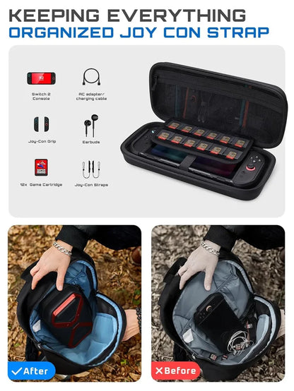 SUPCASE Travel Carrying Case - Red