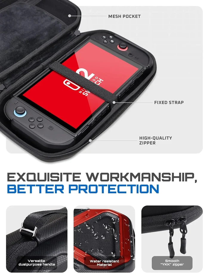 SUPCASE Travel Carrying Case - Red