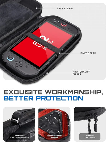 SUPCASE Travel Carrying Case - Red