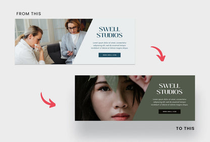 Ladystrategist Swell Studios Facebook Cover for Photographers Editable Canva Template instagram canva templates social media templates etsy free canva templates