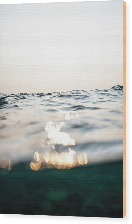 Tahoe Shimmering smoke - Wood Print