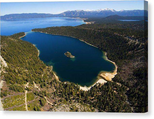 Tahome - Canvas Print-10.000" x 6.625"-Lake Tahoe Prints