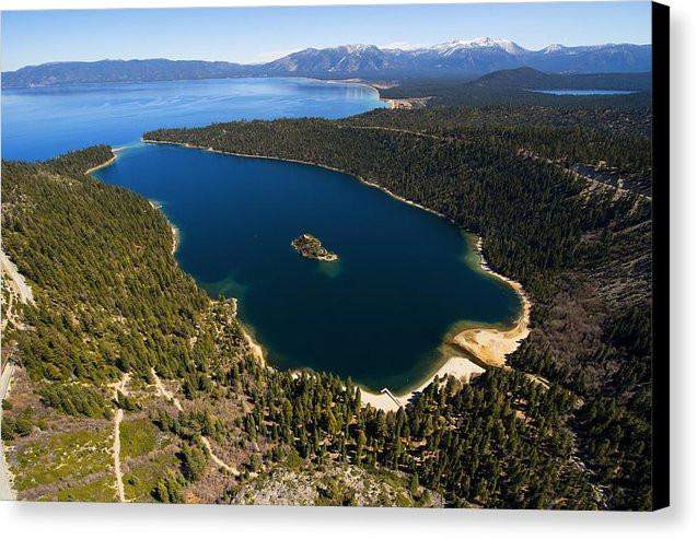 Tahome - Canvas Print-10.000" x 6.625"-Lake Tahoe Prints