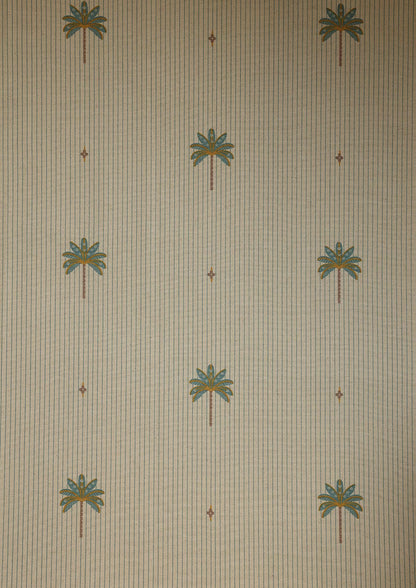 Tala Teal | 100% Cotton Printed | Light Reduction Fabric