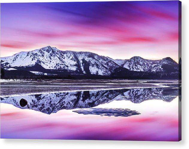 Tallac Reflections, Lake Tahoe - Acrylic Print