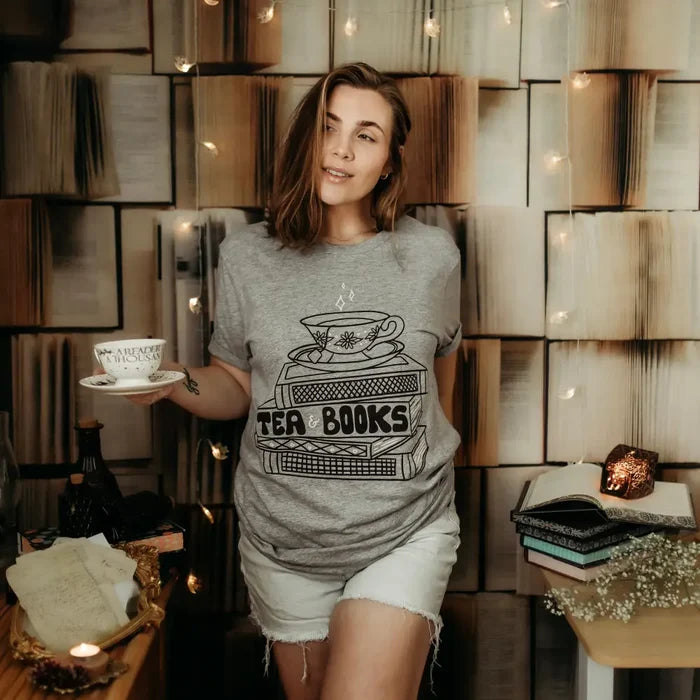 Tea and Books Tee Shirt
