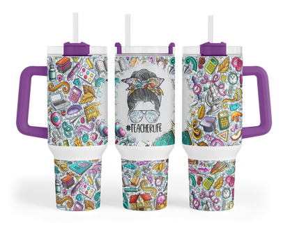 Teacher Life | 40 oz Tumbler