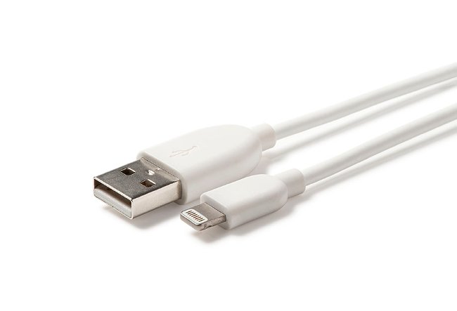 Techlink 528781 iWires Lightning to USB-A 1.2 M Connector Cable White