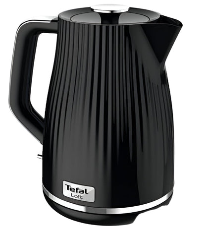 Tefal Loft Electric Kettle, 1.7Lit, 3000Watts, Black